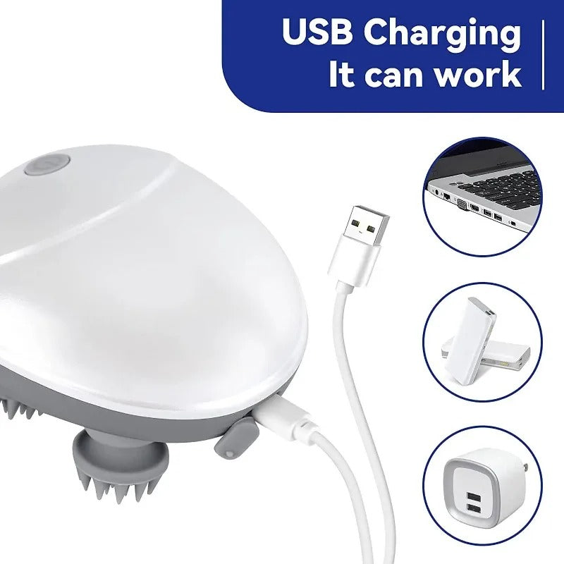 Masajeador eléctrico de cuero cabelludo