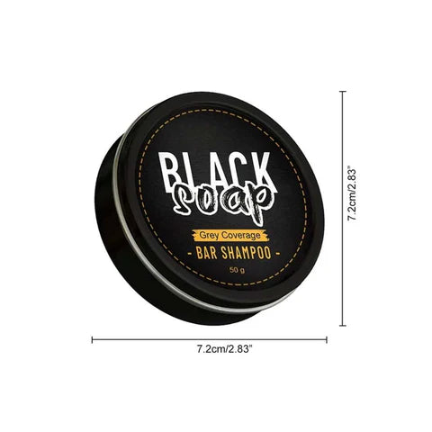 Shampoo en Barra Anti Canas Natural, Con Extractos Orgánicos de Espina del Diablo, Baya de Saúco y Vitamina D – Fortalece y Revitaliza el Cabello y la Barba