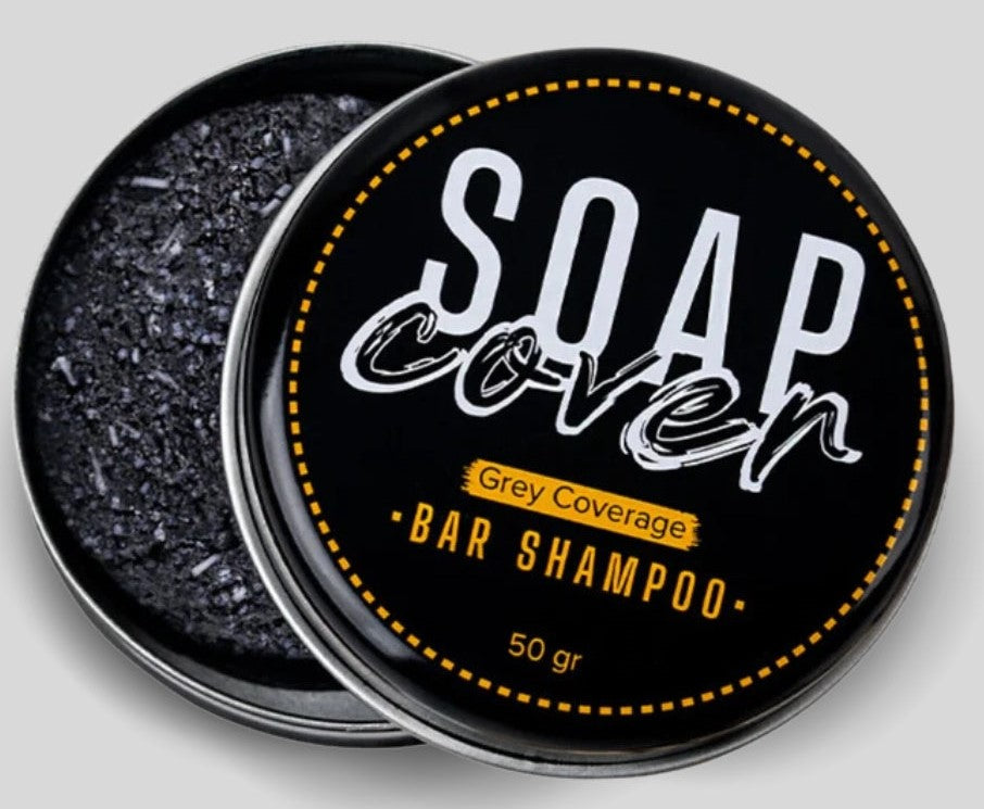 Shampoo en Barra Anti Canas Natural, Con Extractos Orgánicos de Espina del Diablo, Baya de Saúco y Vitamina D – Fortalece y Revitaliza el Cabello y la Barba