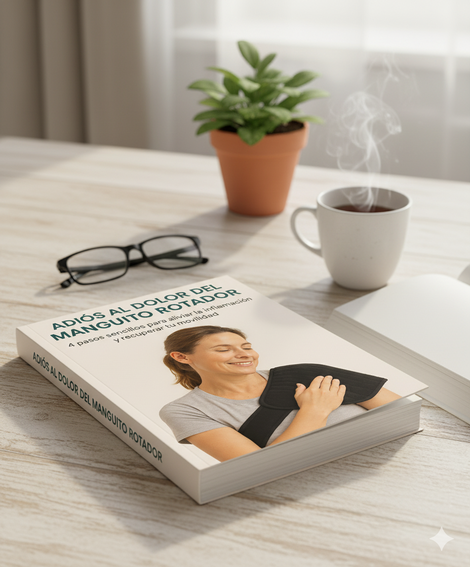 Libro digital "Dile adiós al dolor del manguito rotador" – 4 pasos sencillos para aliviar la inflamación y recuperar tu movilidad