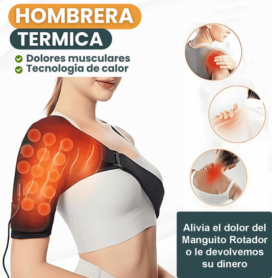 Hombrera termica - alivio inmediato para el dolor de hombro - Manguito Rotador + libro digital gratis